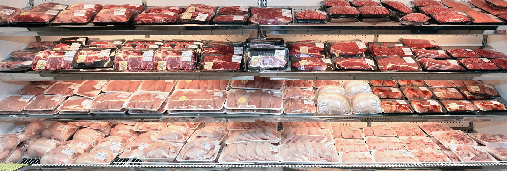 Fresh meat, poultry and fish