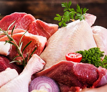 Fresh meat, poultry and fish