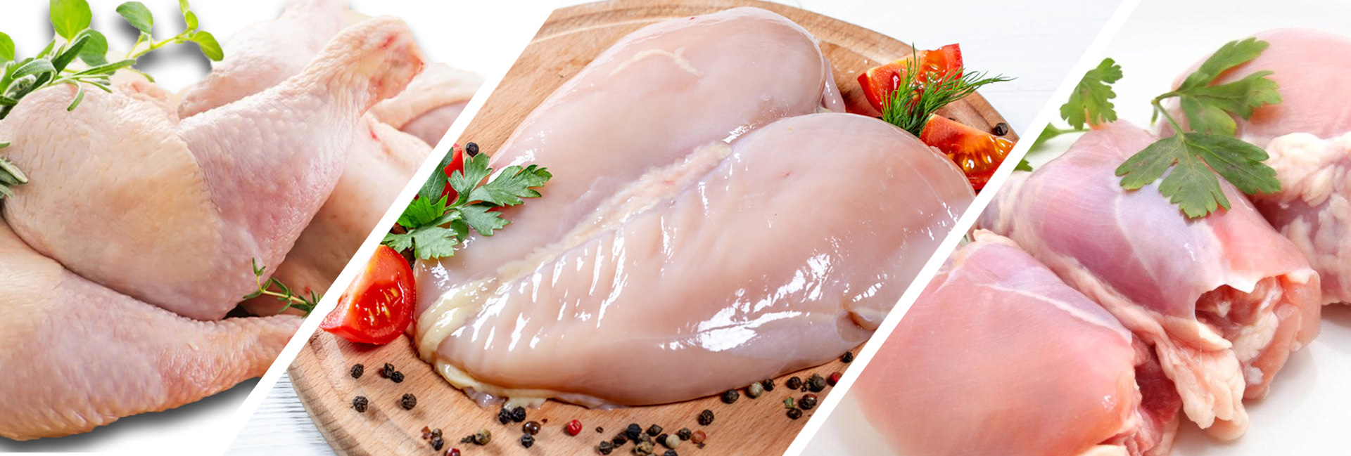 Fresh meat, poultry and fish