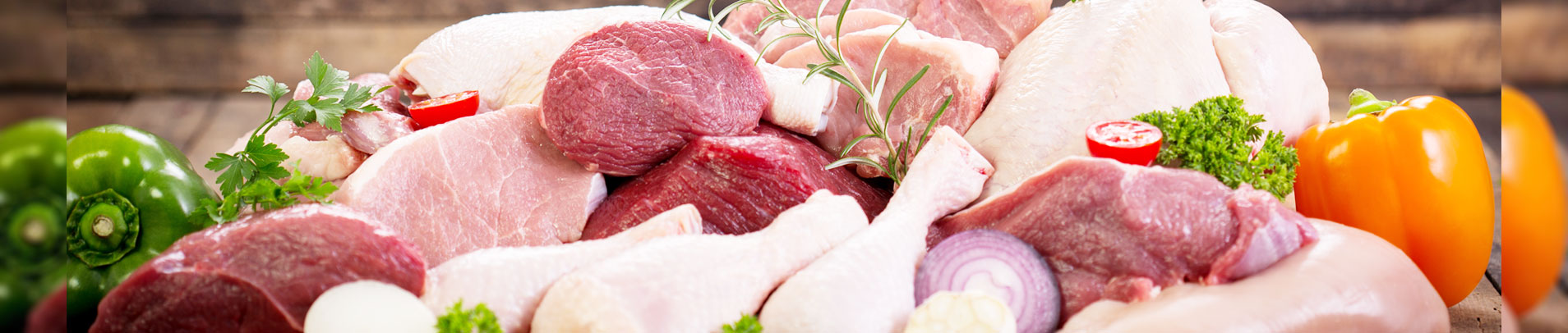 Fresh meat, poultry and fish